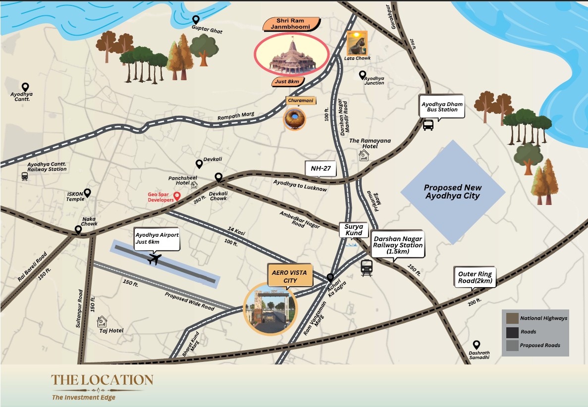 Aero Vista City Map